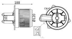 MAHLE AB427000S — Ventilator habitaclu