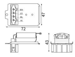 MAHLE ABR184000S — Rezistență ventilator habitaclu