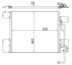 MAHLE AC 671 000S — Radiator aer condiționat