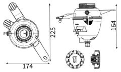 MAHLE CRT303000S — Расширительный бачок