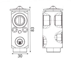 MAHLE AH331000S — Радиатор печки