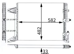 MAHLE AC 280 000S — Радиатор кондиционера