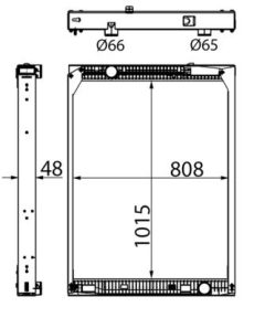 MAHLE CR731000S — Radiator răcire motor