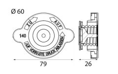 MAHLE CRTC14000S — Capac vas de expansiune
