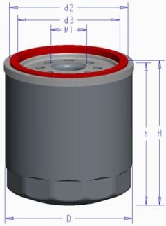 MAHLE OC611 — Filtru de ulei