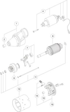 MAHLE MS182 — Electromotor