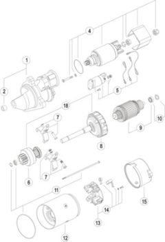 MAHLE MS200 — Стартер
