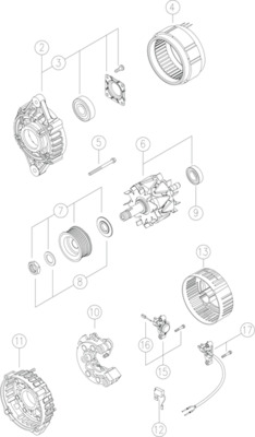 MAHLE MG29 — Alternator