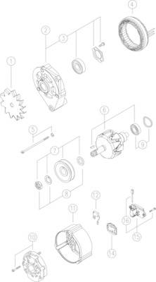 MAHLE MG517 — Alternator