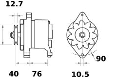 MAHLE MG583 — Генератор