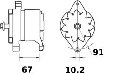 MAHLE MG184 — Генератор