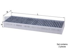 MAHLE LAK428S — Салонный фильтр