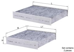 MAHLE LAK191S — Салонный фильтр