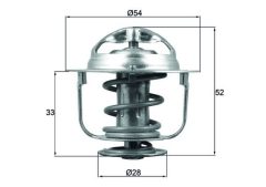 MAHLE TX17682D — Termostat lichid răcire