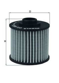 MAHLE OX803 — Filtru de ulei