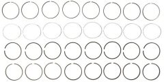 MAHLE 41768 — Set segmenți piston