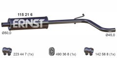 ERNST 115216 — Средний глушитель