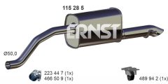 ERNST 115285 — Tobă de eșapament finală