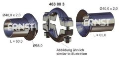ERNST 463003 — Ремкомплект выхлопной трубы
