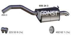 ERNST 650243 — Задний глушитель