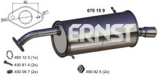 ERNST 670159 — Задний глушитель