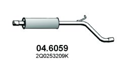 ASSO 04.6059 — Средний глушитель