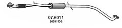 ASSO 07.6011 — Tobă de eșapament intermediară