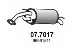 ASSO 07.7017 — Tobă de eșapament finală