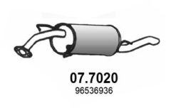 ASSO 07.7020 — Tobă de eșapament finală