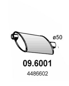 ASSO 09.6001 — Средний глушитель