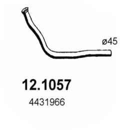 ASSO 12.1057 — Выхлопная труба