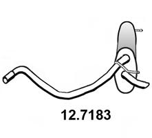 ASSO 12.7183 — Задний глушитель