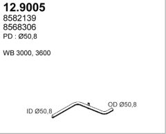 ASSO 12.9005 — Țeavă de eșapament