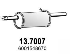 ASSO 13.7007 — Tobă de eșapament finală