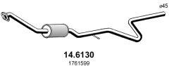 ASSO 14.6130 — Средний глушитель