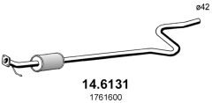 ASSO 14.6131 — Средний глушитель
