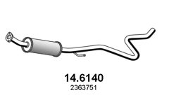 ASSO 14.6140 — Средний глушитель