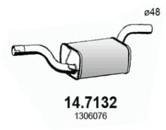 ASSO 14.7132 — Tobă de eșapament finală