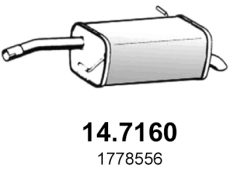 ASSO 14.7160 — Задний глушитель