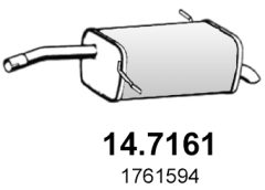 ASSO 14.7161 — Задний глушитель