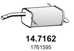 ASSO 14.7162 — Задний глушитель
