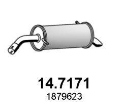 ASSO 14.7171 — Задний глушитель