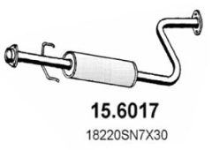 ASSO 15.6017 — Средний глушитель
