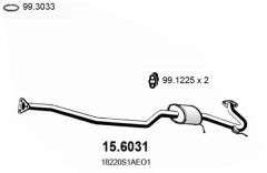 ASSO 15.6031 — Средний глушитель