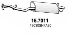 ASSO 15.7011 — Задний глушитель