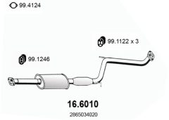 ASSO 16.6010 — Средний глушитель