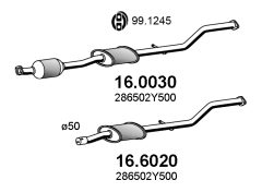 ASSO 16.6020 — Средний глушитель