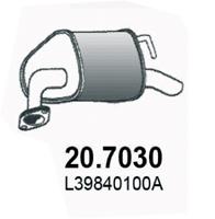 ASSO 20.7030 — Tobă de eșapament finală