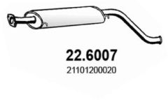 ASSO 22.6007 — Tobă de eșapament intermediară