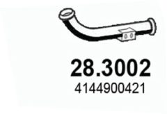 ASSO 28.3002 — Țeavă de eșapament